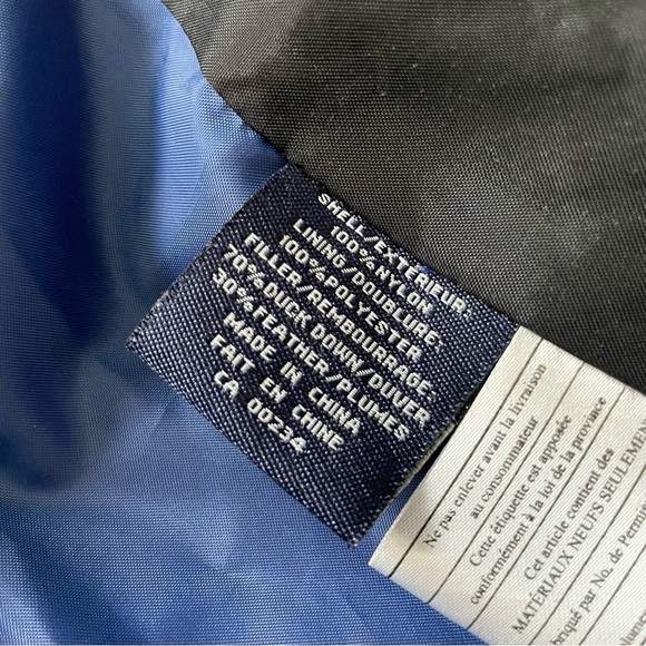 Vintage Boeing 777 Duck Down & Feather Blue Puffer Vest by Togo Men’s XL - Picture 5 of 11